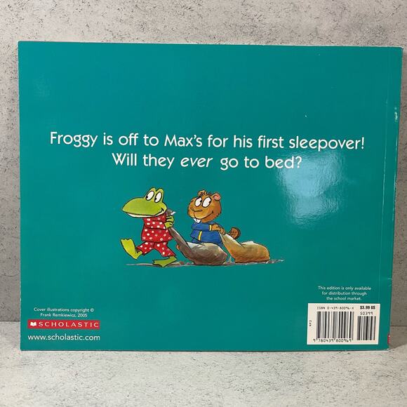 Froggy’s Sleepover by Jonathan London 2005 Paperback - GOOD - Picture 2 of 8